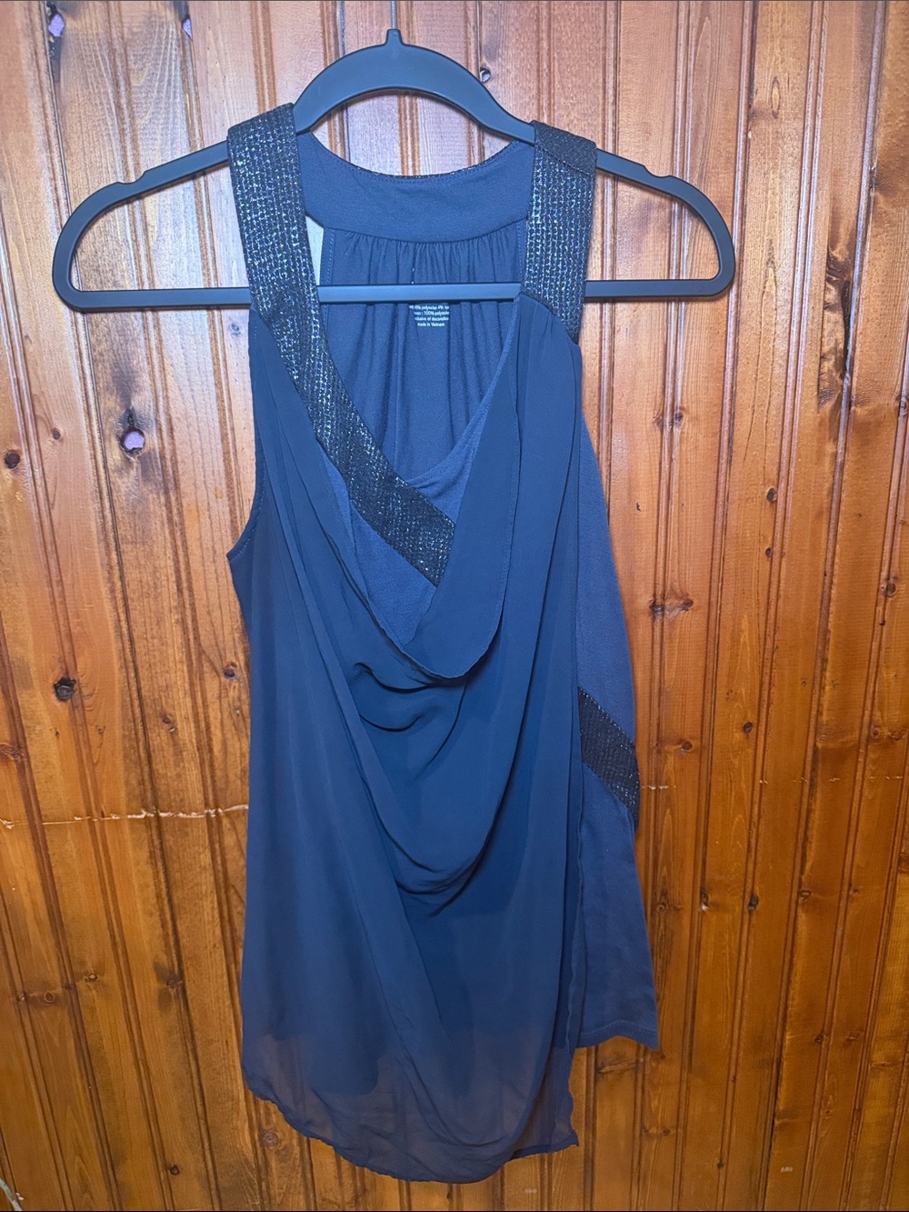 Lane Bryant Black Ribbed Tank Top Scoop Neck